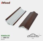 Nẹp Nhựa Nối Iwood NN60x20-5