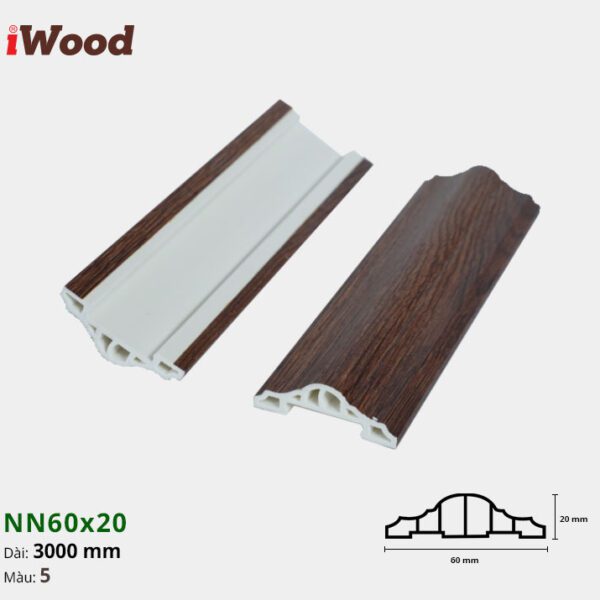 Nẹp Nhựa Nối Iwood NN60x20-5