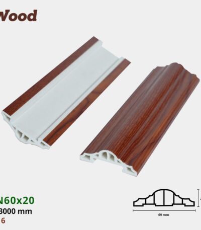 Nẹp Nhựa Nối Iwood NN60x20-6