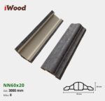 Nẹp Nhựa Nối Iwood NN60x20-8