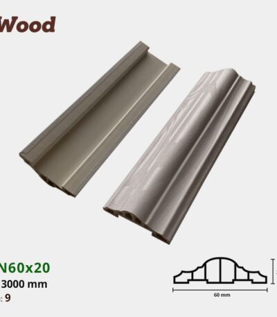 Nẹp Nhựa Nối Iwood NN60x20-9