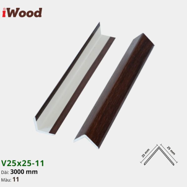 Nẹp Nhựa Iwood V25-11