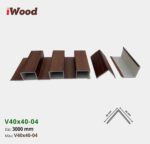 Nẹp Nhựa Iwood V40-4