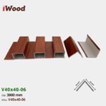 Nẹp Nhựa Iwood V40-6