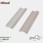 Nẹp Nhựa Viền Iwood NV50x20-1