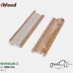 Nẹp Nhựa Viền Iwood NV50x20-2