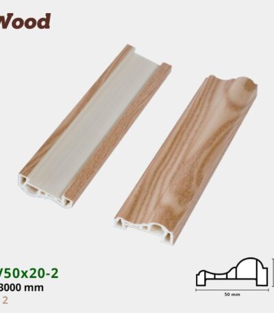 Nẹp Nhựa Viền Iwood NV50x20-2