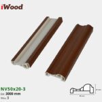 Nẹp Nhựa Viền Iwood NV50x20-3