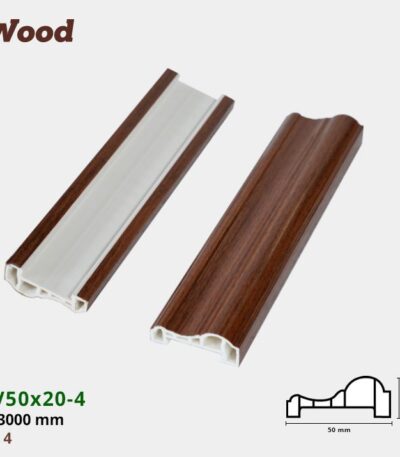 Nẹp Nhựa Viền Iwood NV50x20-4