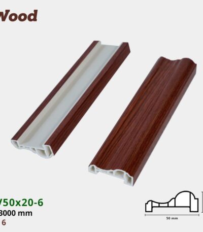 Nẹp Nhựa Viền Iwood NV50x20-6