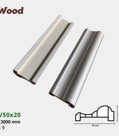 Nẹp Nhựa Viền Iwood NV50x20-9