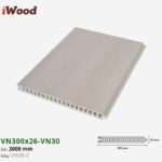 Vách Ngăn Nhựa PVC Vân Gỗ VN300x26 Iwood VN30-2
