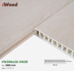 Vách Ngăn Nhựa PVC Vân Gỗ VN300x26 Iwood VN30-2