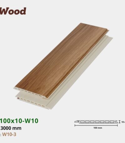 Lam Nhựa PVC W100x10 Iwood W10-3