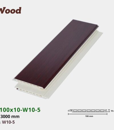 Lam Nhựa PVC W100x10 Iwood W10-5