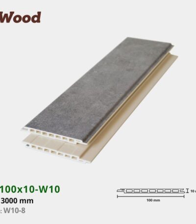 Lam Nhựa PVC W100x10 Iwood W10-8