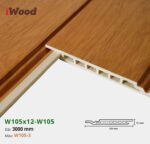 Lam Nhựa PVC W105x12 Iwood W105-3