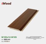 Lam Nhựa PVC W105x12 Iwood W105-4