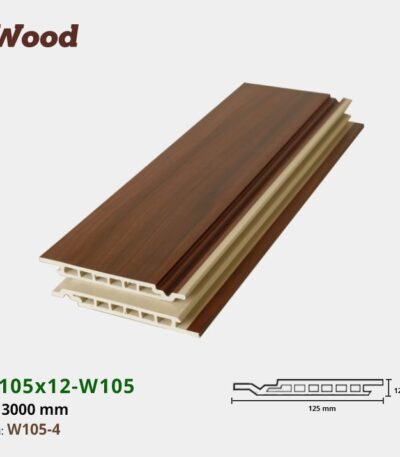 Lam Nhựa PVC W105x12 Iwood W105-4