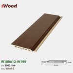 Lam Nhựa PVC W105x12 Iwood W105-5