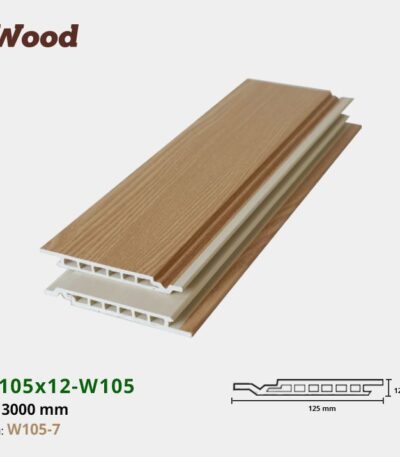 Lam Nhựa PVC W105x12 Iwood W105-7