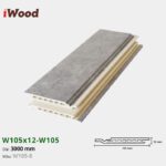 Lam Nhựa PVC W105x12 Iwood W105-8