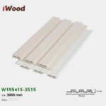 Lam Nhựa PVC 3 Sóng Thấp W195x15 Iwood 3S15-1
