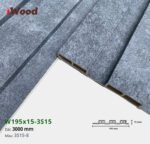 Lam Nhựa PVC 3 Sóng Thấp W195x15 Iwood 3S15-8