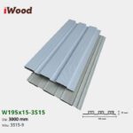 Lam Nhựa PVC 3 Sóng Thấp W195x15 Iwood 3S15-9