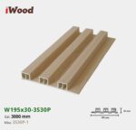 Lam Nhựa PVC 3 Sóng Cao W195x30 Iwood 3S30P-1