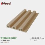 Lam Nhựa PVC 3 Sóng Cao W195x30 Iwood 3S30P-1