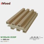 Lam Nhựa PVC 3 Sóng Cao W195x30 Iwood 3S30P-1
