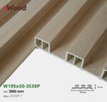 Lam Nhựa PVC 3 Sóng Cao W195x30 Iwood 3S30P-1