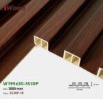 Lam Nhựa PVC 3 Sóng Cao W195x30 Iwood 3S30P-10