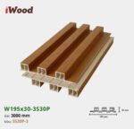 Lam Nhựa PVC 3 Sóng Cao W195x30 Iwood 3S30P-3