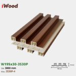 Lam Nhựa PVC 3 Sóng Cao W195x30 Iwood 3S30P-4