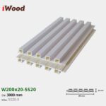 Lam Nhựa PVC 3 Sóng Cao W200x20 Iwood 5S20-9