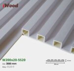 Lam Nhựa PVC 3 Sóng Cao W200x20 Iwood 5S20-9