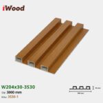Lam Nhựa PVC 3 Sóng Cao W204x30 Iwood 3S30-1