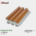 Lam Nhựa PVC 3 Sóng Cao W204x30 Iwood 3S30-2