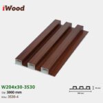 Lam Nhựa PVC 3 Sóng Cao W204x30 Iwood 3S30-4
