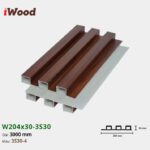 Lam Nhựa PVC 3 Sóng Cao W204x30 Iwood 3S30-4