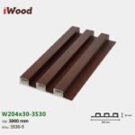 Lam Nhựa PVC 3 Sóng Cao W204x30 Iwood 3S30-5