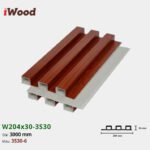 Lam Nhựa PVC 3 Sóng Cao W204x30 Iwood 3S30-6