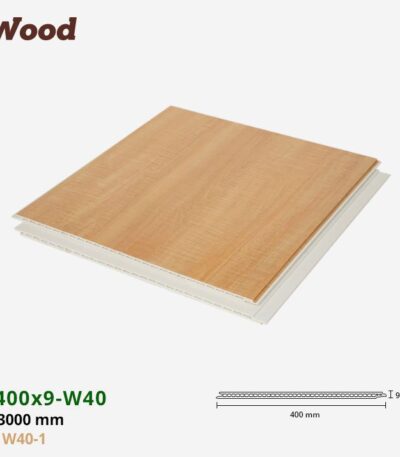 Nhựa PVC Vân Gỗ W400x9 Iwood W40-1