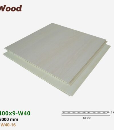Nhựa PVC Vân Gỗ W400x9 Iwood W40-16