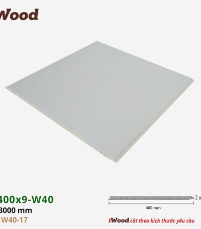 Nhựa PVC Vân Gỗ W400x9 Iwood W40-17