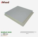 Nhựa PVC Vân Gỗ W400x9 Iwood W40-17