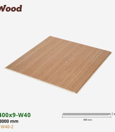 Nhựa PVC Vân Gỗ W400x9 Iwood W40-2