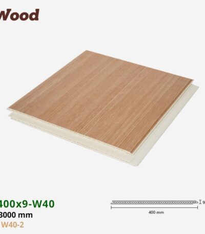 Nhựa PVC Vân Gỗ W400x9 Iwood W40-2